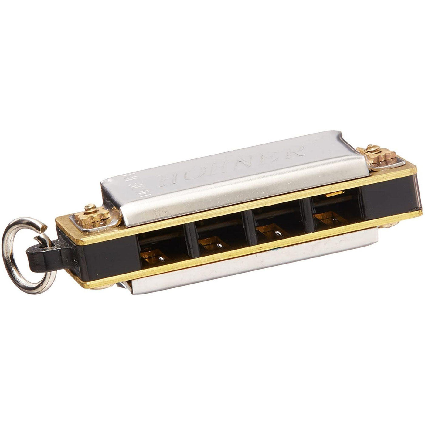 Hohner Mini Harmonica with Chain (Gold Tone) (37-C)