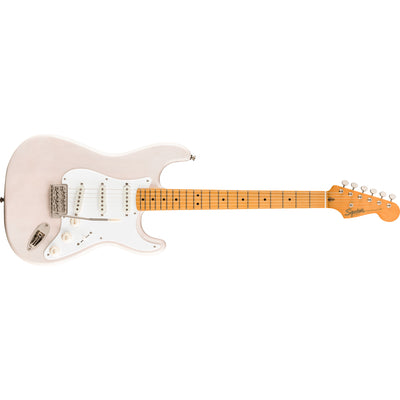 Fender Classic Vibe '50s Stratocaster Electric Guitar, White Blonde (0374005501)