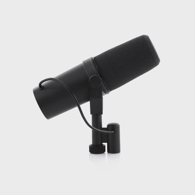 Shure SM7B Cardioid Dynamic Studio Vocal Microphone, includes standard and close-talk windscreens