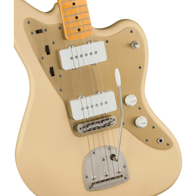 Fender Squier 40th Anniversary Jazzmaster, Vintage Edition Electric Guitar, Satin Desert Sand (0379520589)