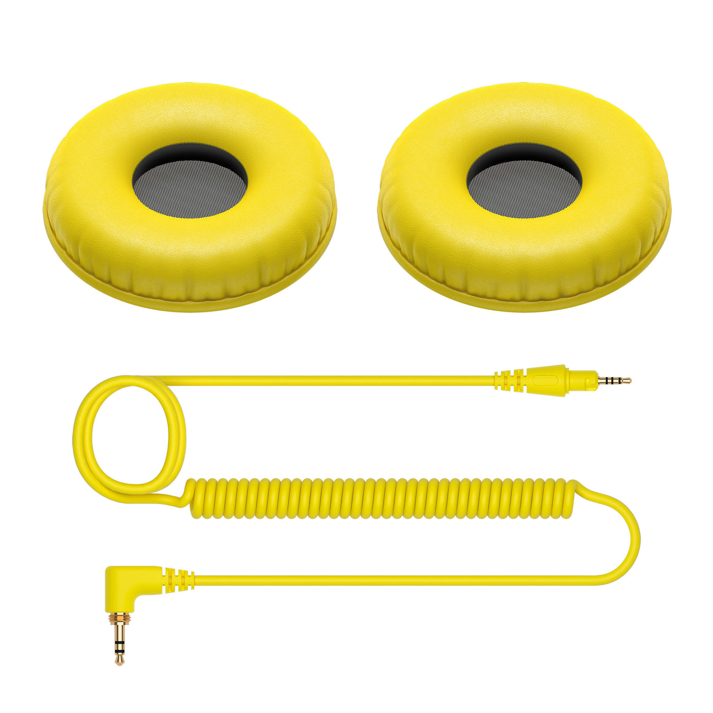 Pioneer DJ HC-CP08-Y Accessory Pack with CUE1 Series Ear Pad and Aux Cable Cord, Professional Audio Equipment, Yellow