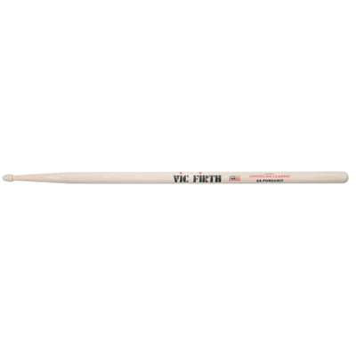 Vic Firth American Classic 5A PureGrit- No Finish, Abrasive Wood Texture Drumstick (5APG)