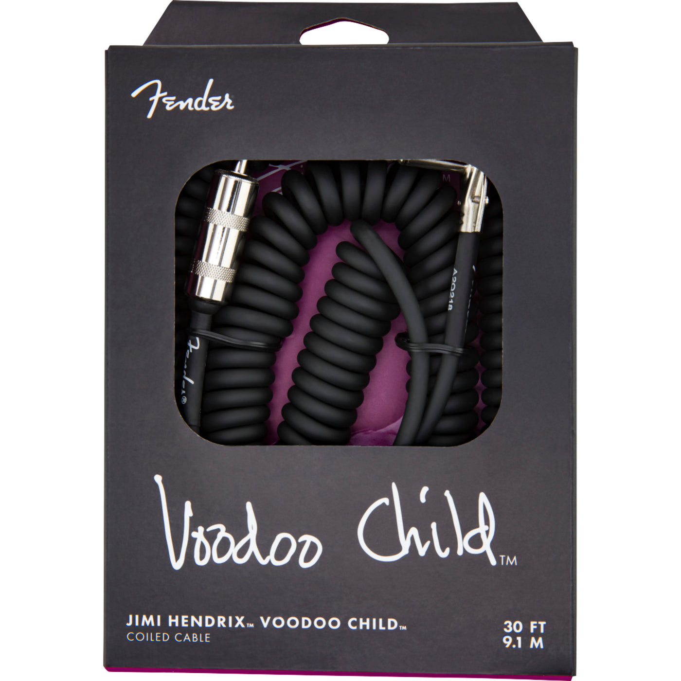 Fender Jimi Hendrix Voodoo Child Cable, Black (0990823003)