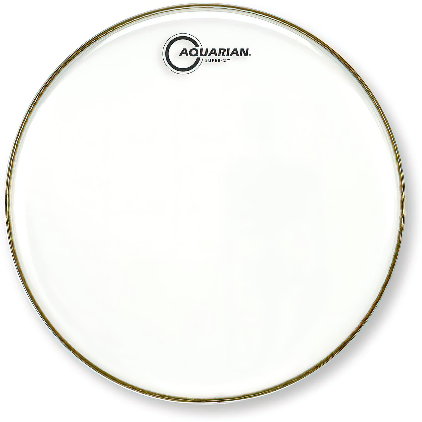 Aquarian Super 2 Batter Tom Drum Head, Clear, 12-Inch (S2-12)