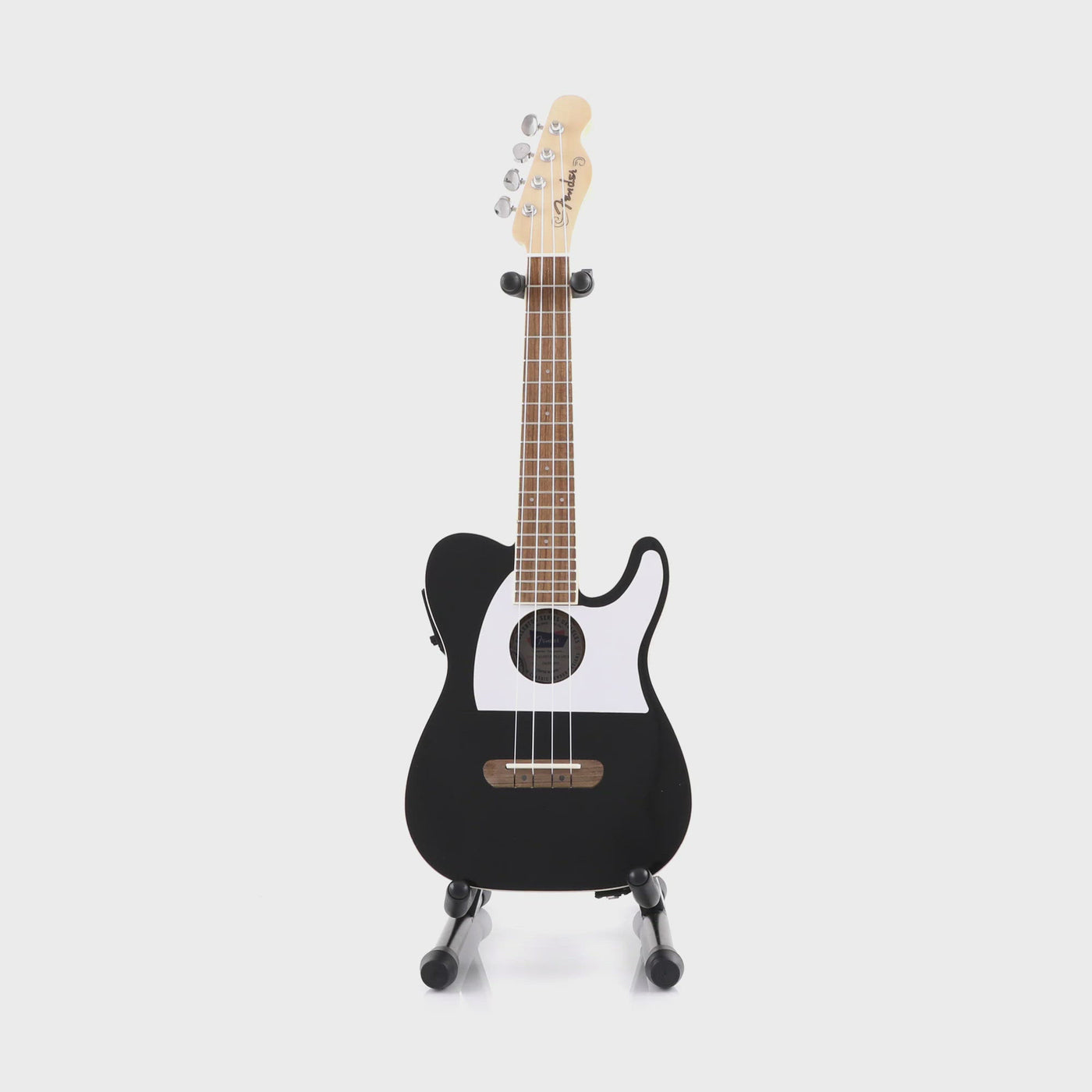Fender Fullerton Tele Uke Electric Ukulele, Black (0971653006)