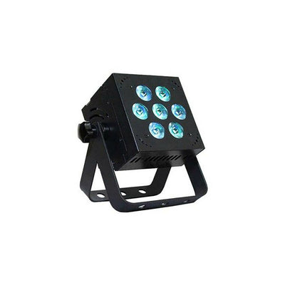 Blizzard 123526 HotBox™ 5 RGBAW LED PAR Fixture with 7x 15W 5-in-1 RGBAW LEDs, Black Housing