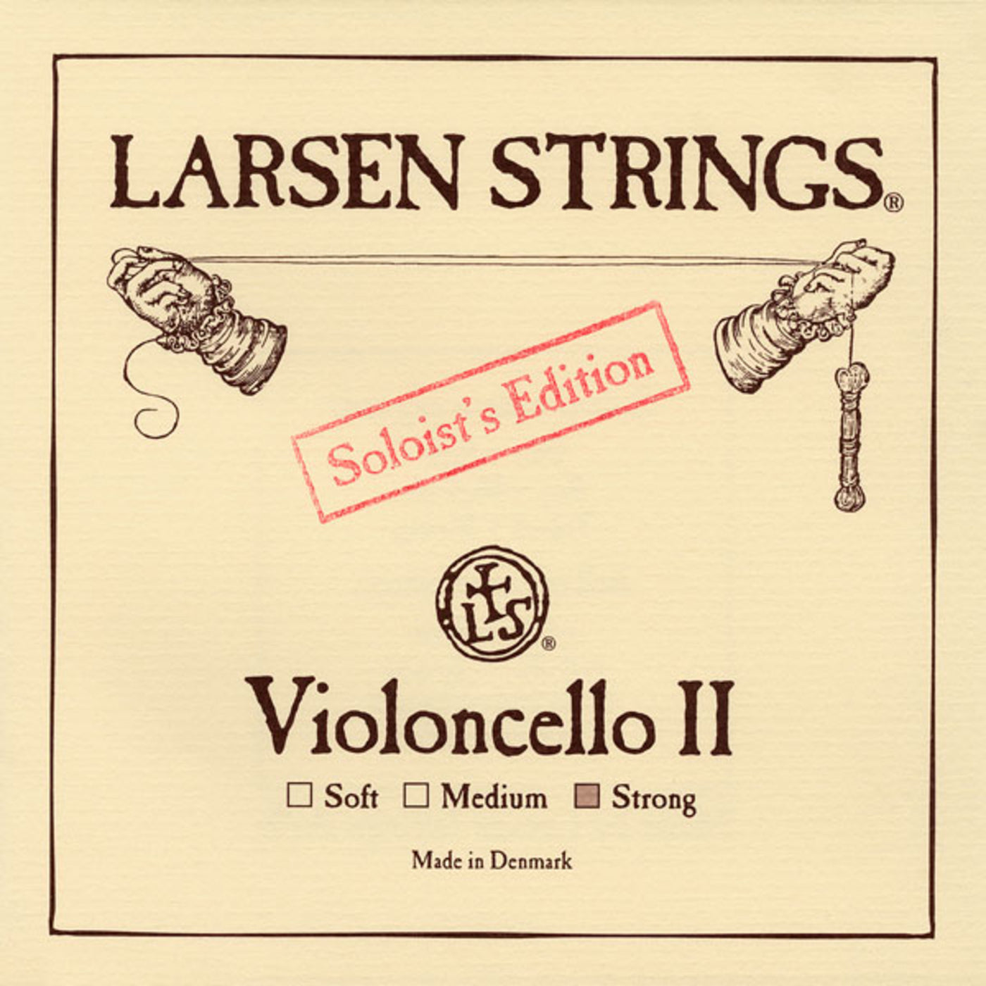 Larsen Cello Strings, Medium Gauge, D String, Soloist Series