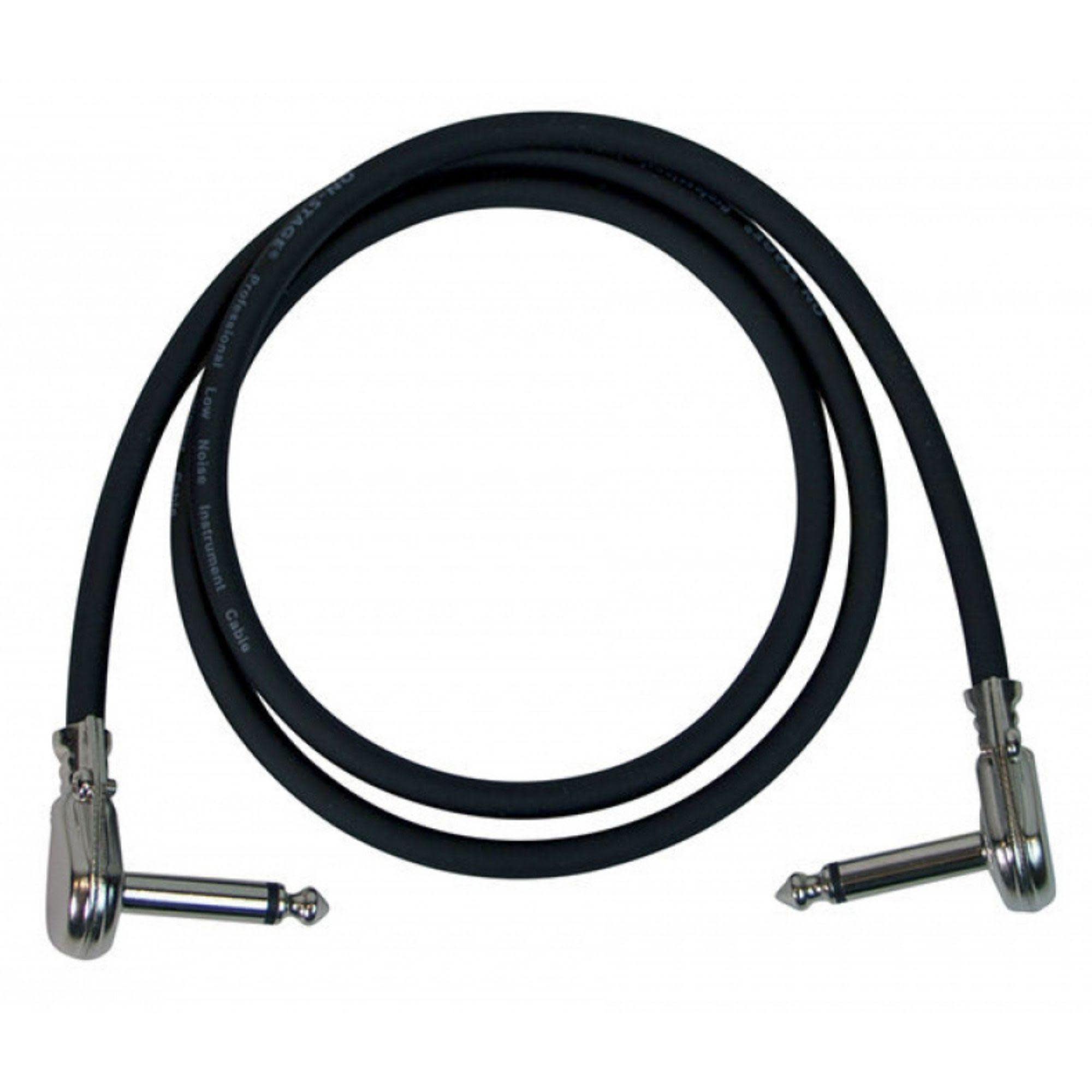 On-Stage PC536B 3 Foot Patch Cable with Pancake Connectors (Black) – Interstate