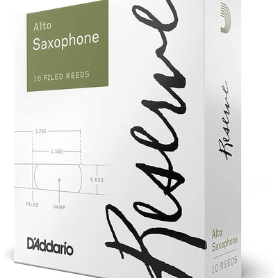 D'Addario Reserve Alto Saxophone Reeds, Strength 3.0, 10-pack