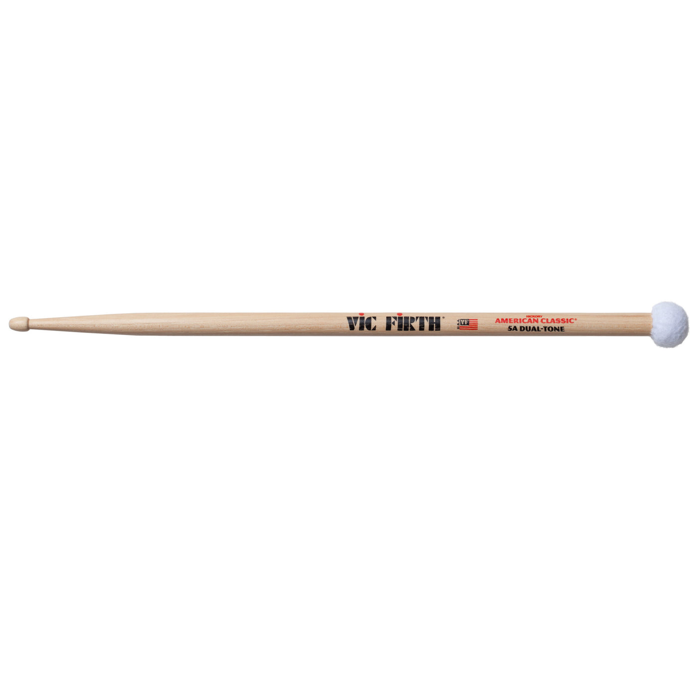 Vic Firth American Classic Dual Tone Drumsticks - 5A Wood/Felt Tip
