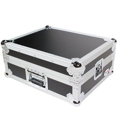 ProX T-TT Turntable Travel Case, Pro Audio Foam Kit, Universal Style, Silver on Black