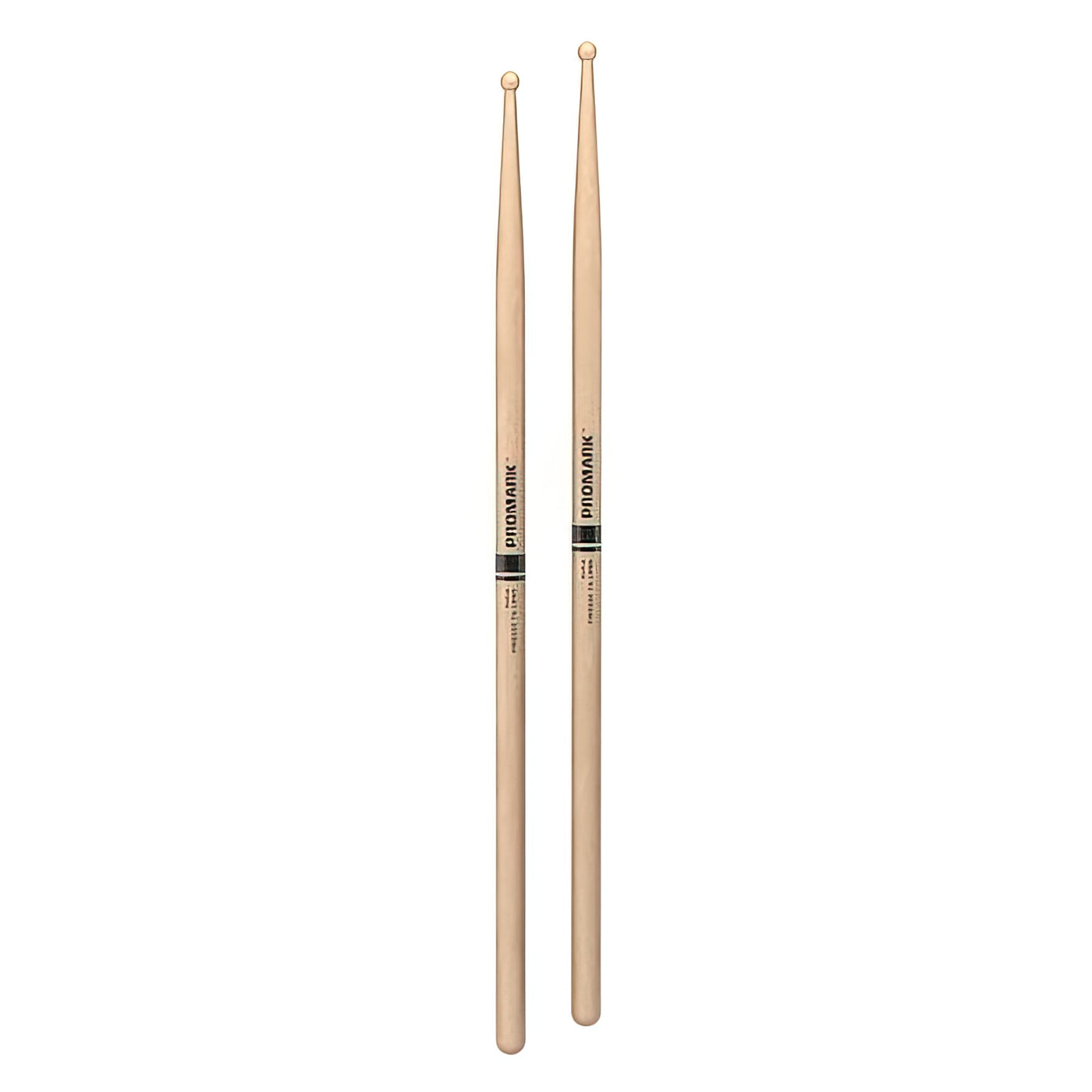 ProMark Finesse 7A Long Maple Drumstick, Small Round Wood Tip (RBM535LRW)