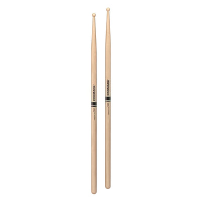 ProMark Finesse 7A Long Maple Drumstick, Small Round Wood Tip (RBM535LRW)