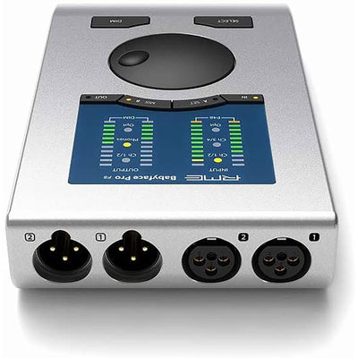RME Babyface Pro FS USB Audio Interface with Femtosecond Clock, 24-bit/192kHz AD/DA, 2 Microphone Preamps, Digital I/O, MIDI, Metering, DSP, Plug-in Bundle, and Cables