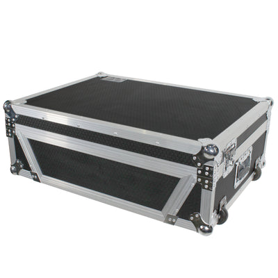 ProX XS-PRIME4W2U ATA-300 Style Flight Case, For Denon PRIME 4 DJ Controller, 2U Rack Space, With Wheels, Pro Audio Equipment Storage