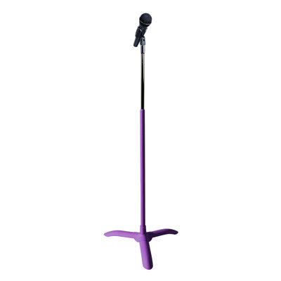 Manhasset Adjustable Height Universal Chorale Microphone Stand, Textured Purple (3016MPU)