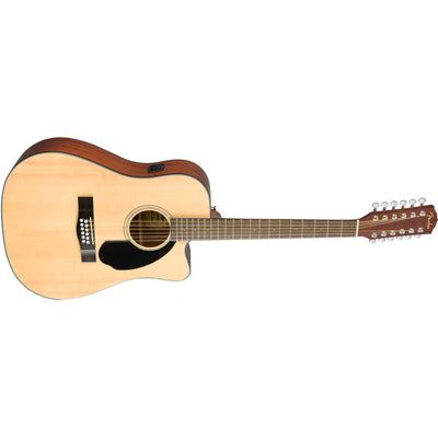 Fender CD-60SCE Dreadnought 12-string Acoustic-Electric Guitar, Natural (0970193021)