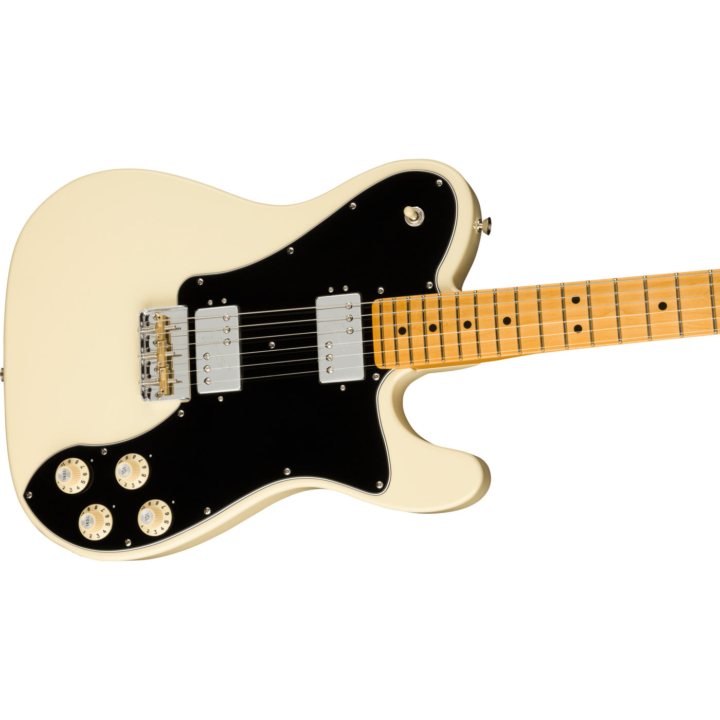 Fender American Professional II Telecaster Deluxe Electric Guitar, Olympic White (0113962705)