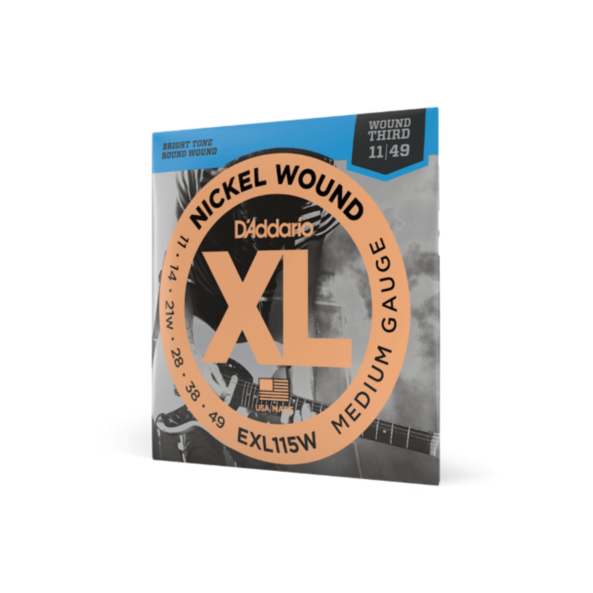 D'Addario Nickel Wound Electric Guitar Strings, Medium/Blues-Jazz Rock – Interst
