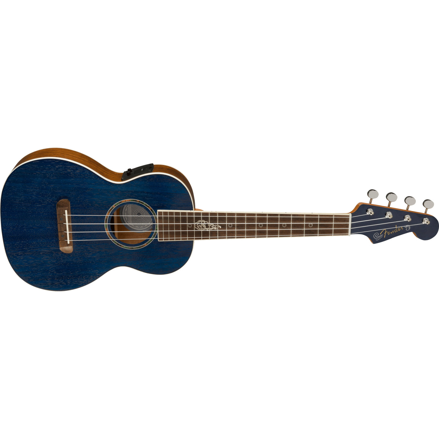 Fender Dhani Harrison Ukulele, Sapphire Blue Transparent (0971752127)