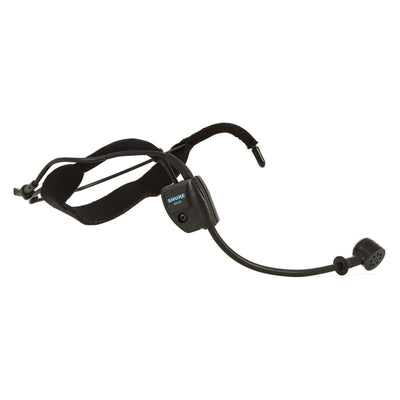 Shure WH20QTR Dynamic Headset Cardiod Microphone, Black, 6.3 mm QTR Connector