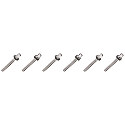 DW Chrome Tension Rods, 6 pack, 1.65"