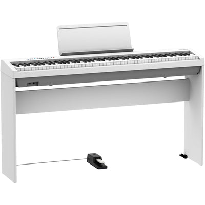 Roland FP-30X Digital Home Piano Keyboard 88 Keys Stereo Amplifier, Bluetooth MIDI & Audio, White