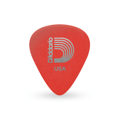 D'Addario Duralin Guitar Picks, Super Light, 25 Pack, Red (1DRD1-25)