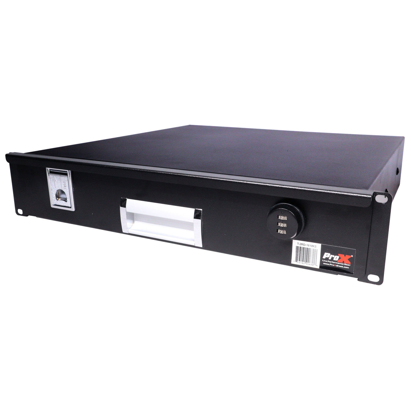 ProX T-2RD-18MK3 2U Rack Mount Drawer for Audio, DJ, and IT Server Rack Cases