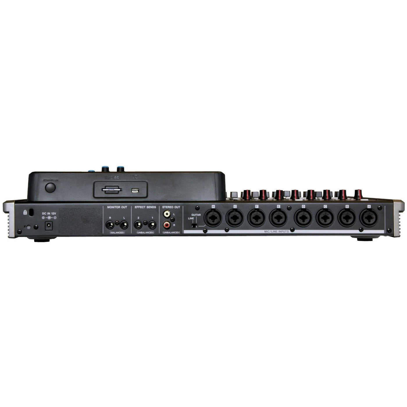 Tascam DP-24SD 24-Track Digital Portastudio Multi-Track Audio Recorder, Black