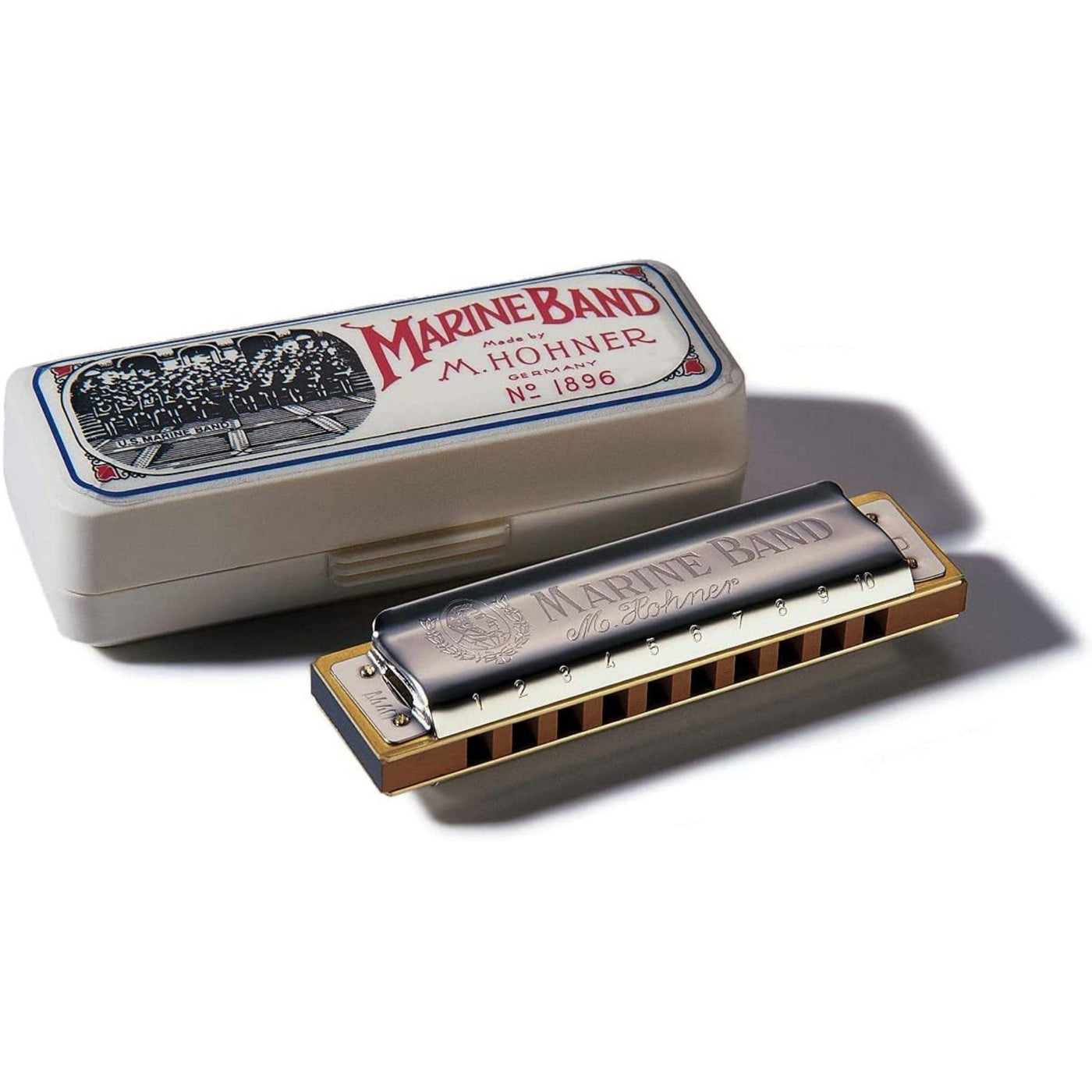 Hohner Marine Band Harmonica Boxed; Key of D (1896BX-D)
