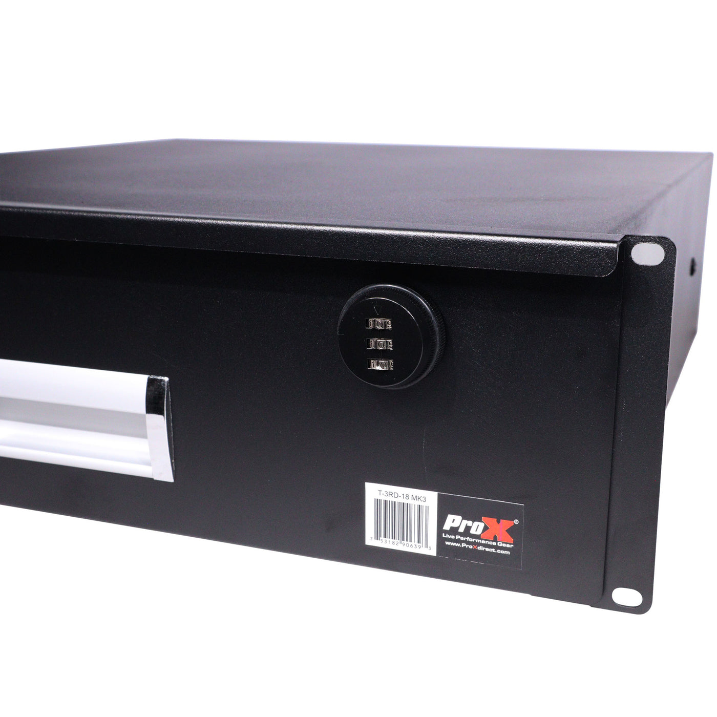 ProX T-3RD-18MK3 3U Rack Mount Drawer for Audio, DJ, and IT Server Rack Cases