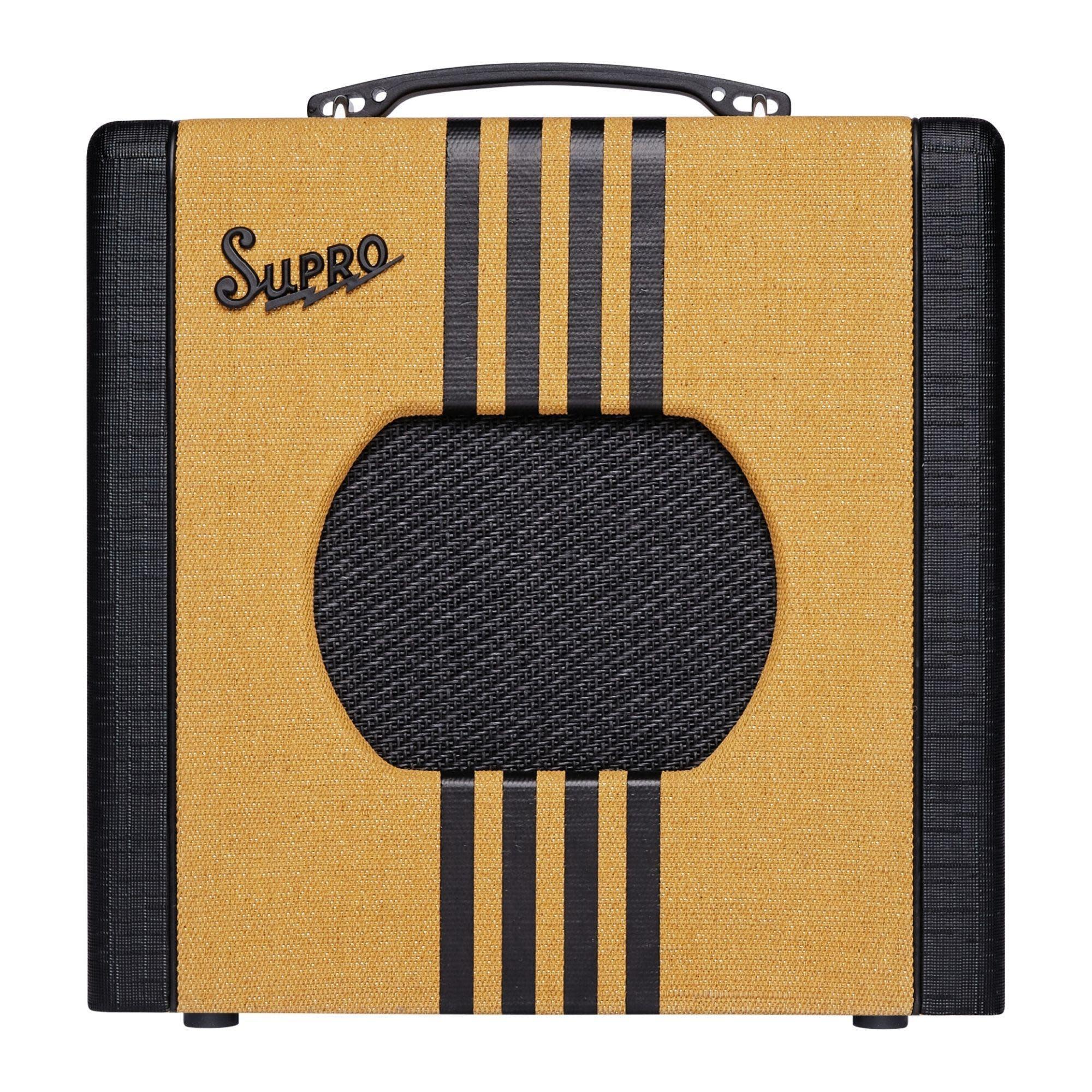 Supro 1818TB Delta King 8 Tube Guitar Combo Amplifier - Tweed & Black – Intersta