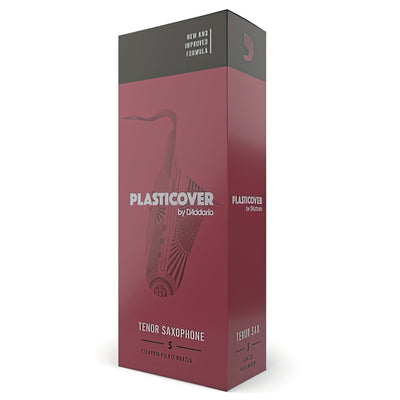 Plasticover by D'Addario Tenor Sax Reeds, Strength 2.5, 5-Pack (RRP05TSX250)