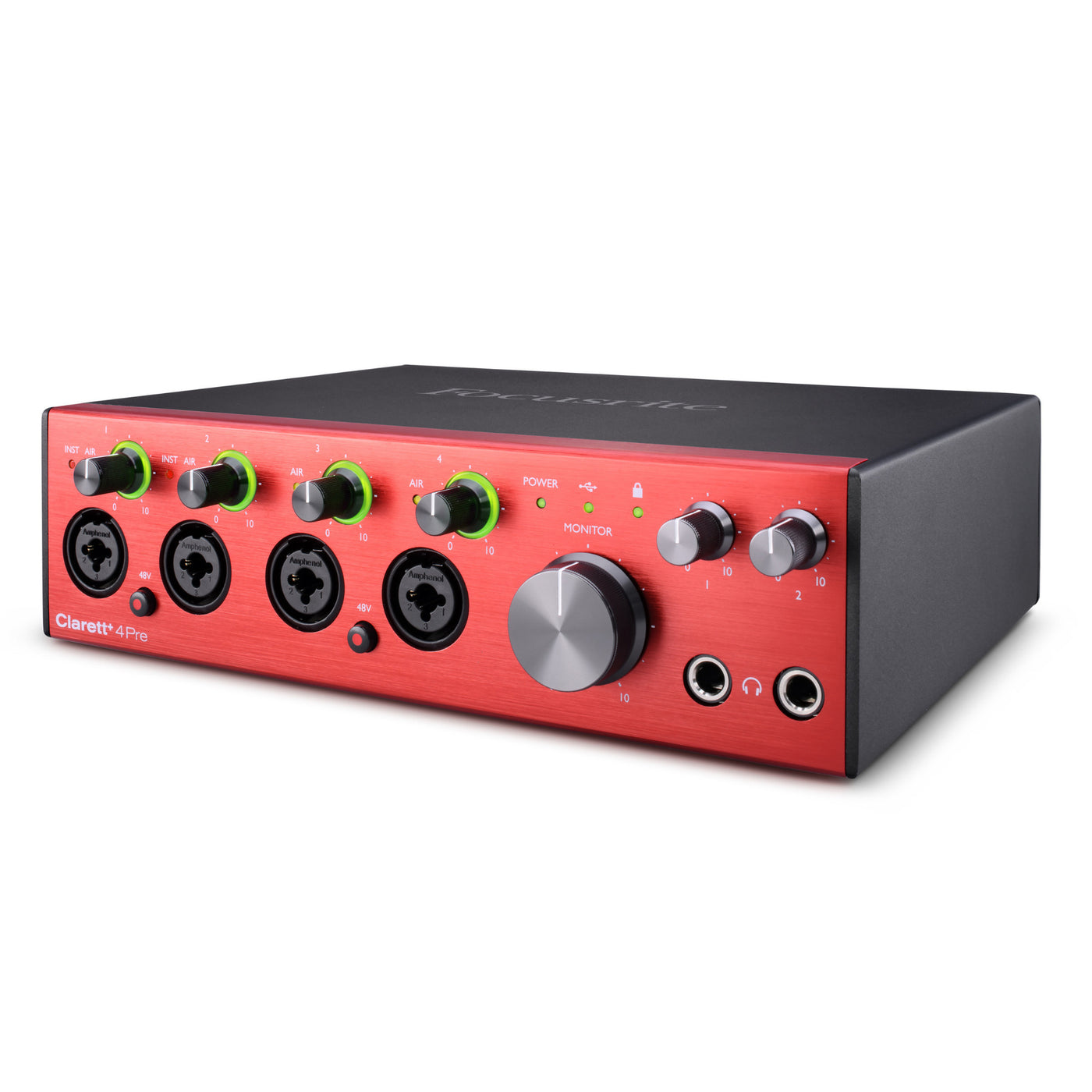 Focusrite CLARETT+4PRE 18-in, 8-out Audio Interface for PC and Mac