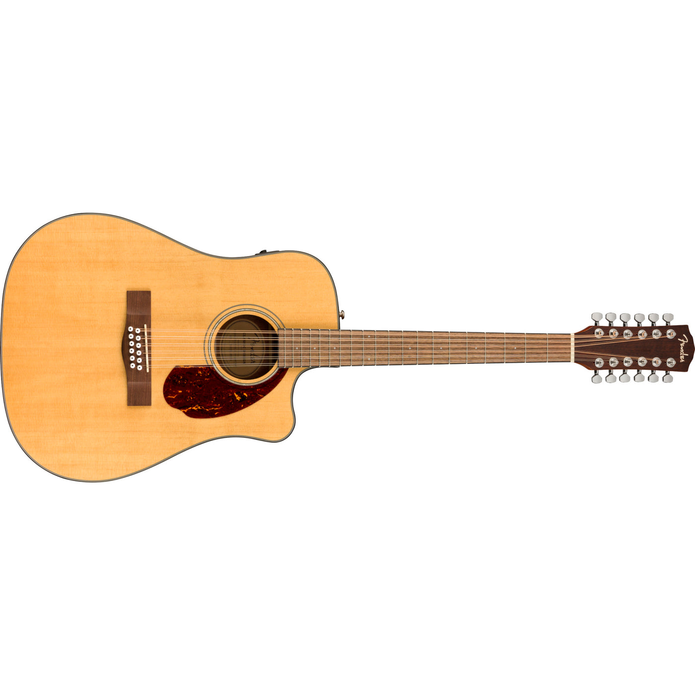 Fender CD-140SCE 12-String Acoustic Electric Guitar with Case, Natural (0970293321)