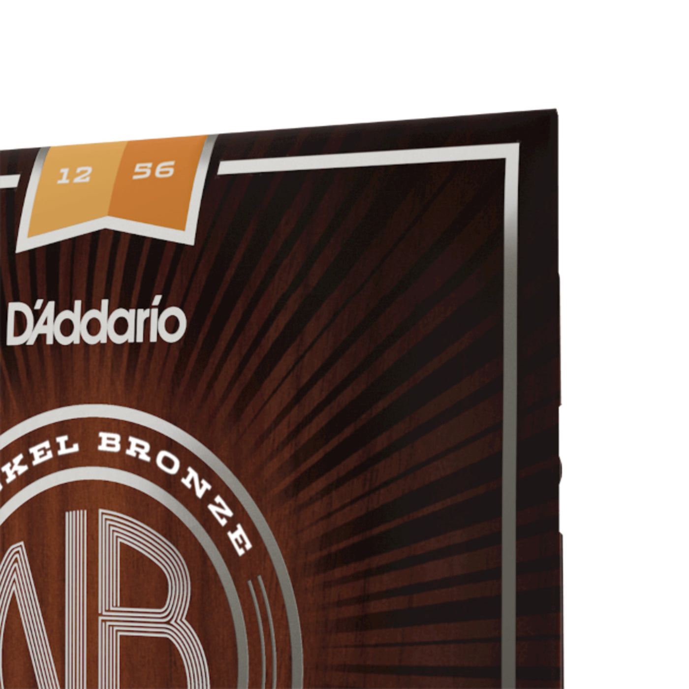 D'Addario Nickel Bronze Acoustic Guitar Strings, Light Top / Med Bottom, 12-56 (NB1256)