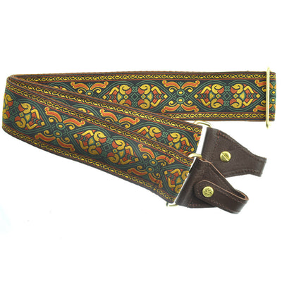 Souldier BJC0251NM05WB - Handmade Souldier Fabric Banjo Strap, 2 Inches Wide and Adjustable from 33" to 60" Made in the USA, Braveheart