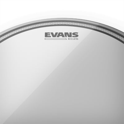 Evans EC2 Clear Drum Head, 12-Inch (TT12EC2S)