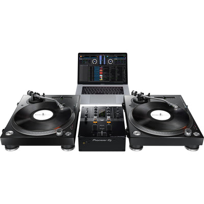 Pioneer DJ PLX-500-K Professional Direct Drive Turntable, Record Player DJ Audio Equipment, Black