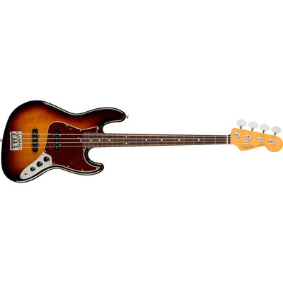 Fender American Professional II Jazz Bass, 3-Color Sunburst with Rosewood Fingerboard (0193970700)