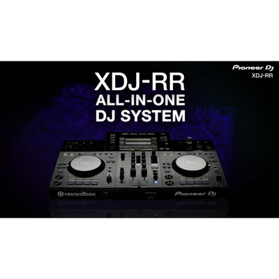 Pioneer DJ XDJ-RR 2-Channel All-in-One DJ System with Rekordbox, Portable DJ Equipment, Professional Audio