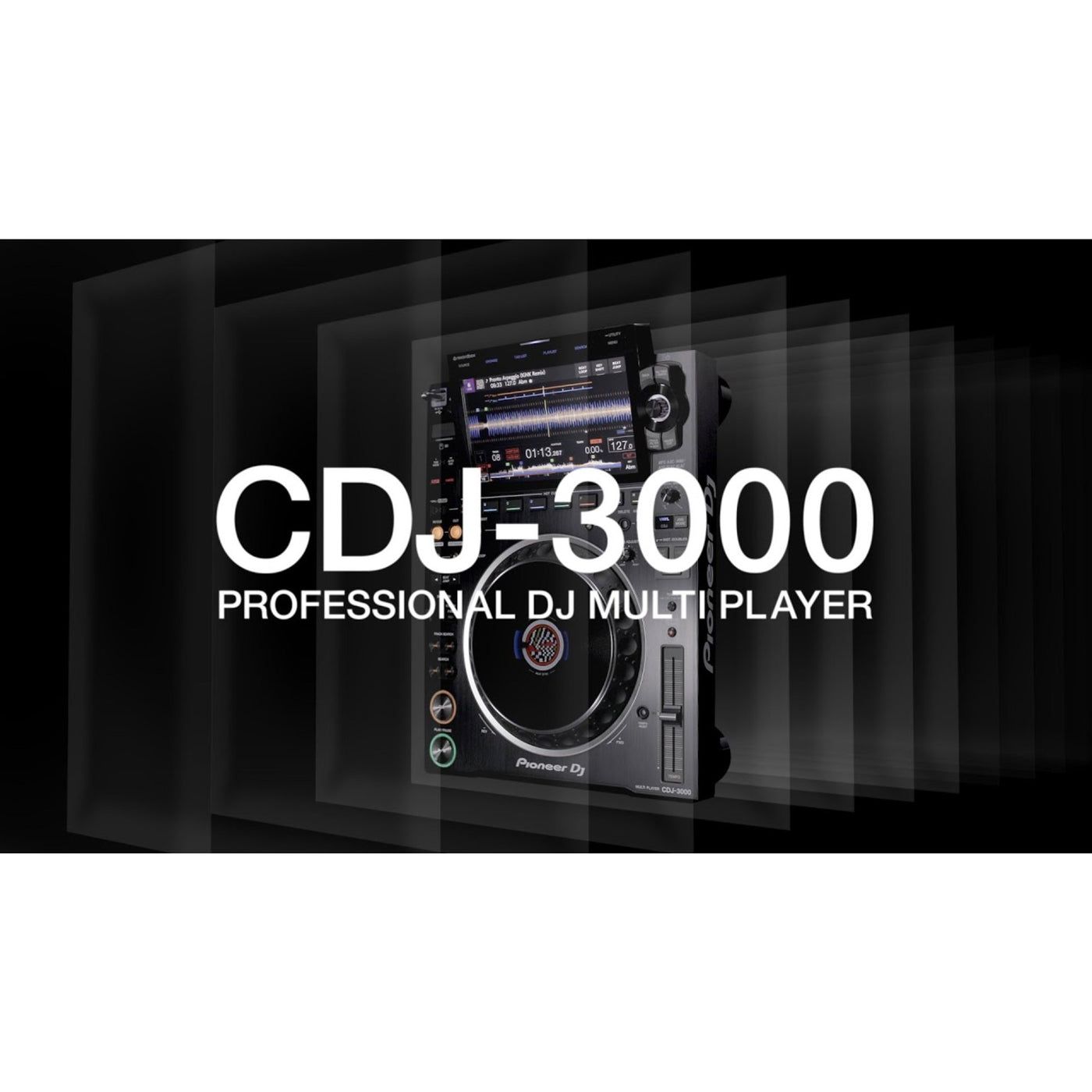 Pioneer DJ Mixer CDJ-3000 Flagship Professional Multi-Player, 9" Touchscreen DJ Equipment
Audio