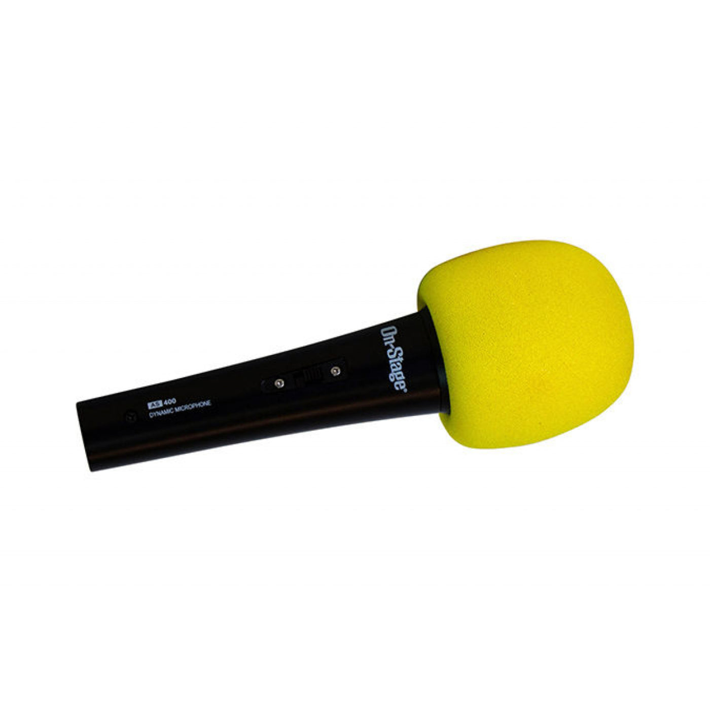 On-Stage Foam Windscreen For Dynamic Microphones, Yellow (ASWS58-Y)