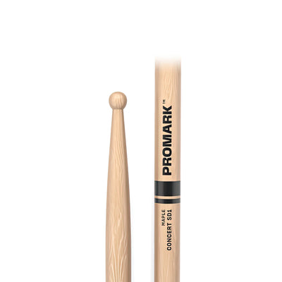 ProMark Concert SD1 Maple Drumstick, Wood Tip (SD1W)