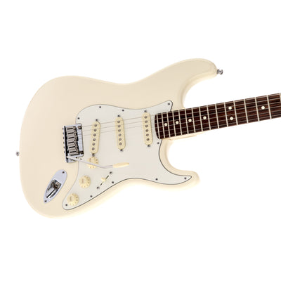Fender Jeff Beck Stratocaster Electric Guitar, Olympic White (0119600805)