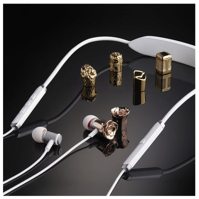 V-Moda Forza Metallo Bluetooth Wireless In-Ear Headphones - Silver