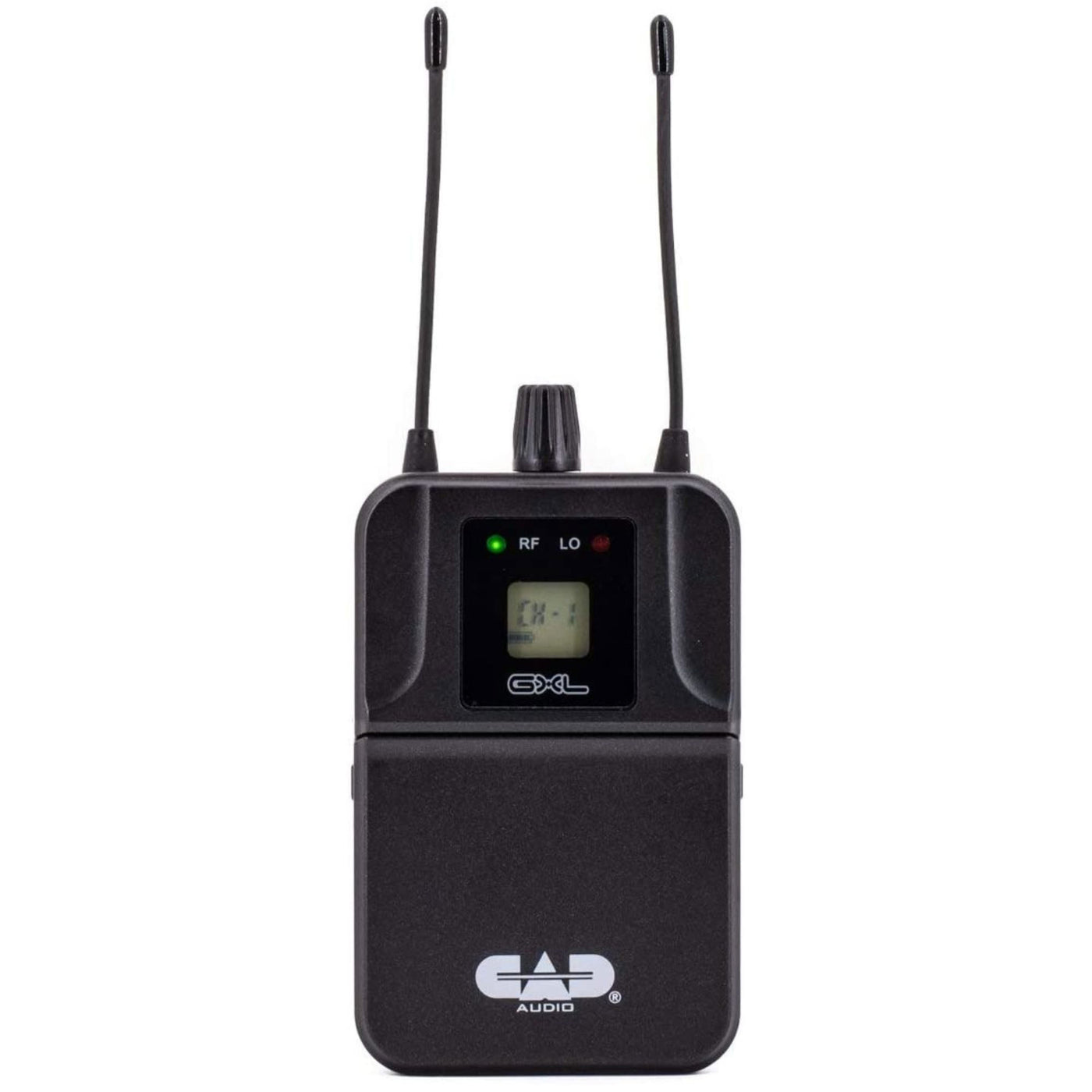 CAD Audio GXLIEM2 Dual-Mix In-Ear Wireless Monitoring System - Includes MEB1 Earbuds, Integral Rack Ears, and Antenna Relocation Kit (GXLIEM2)
