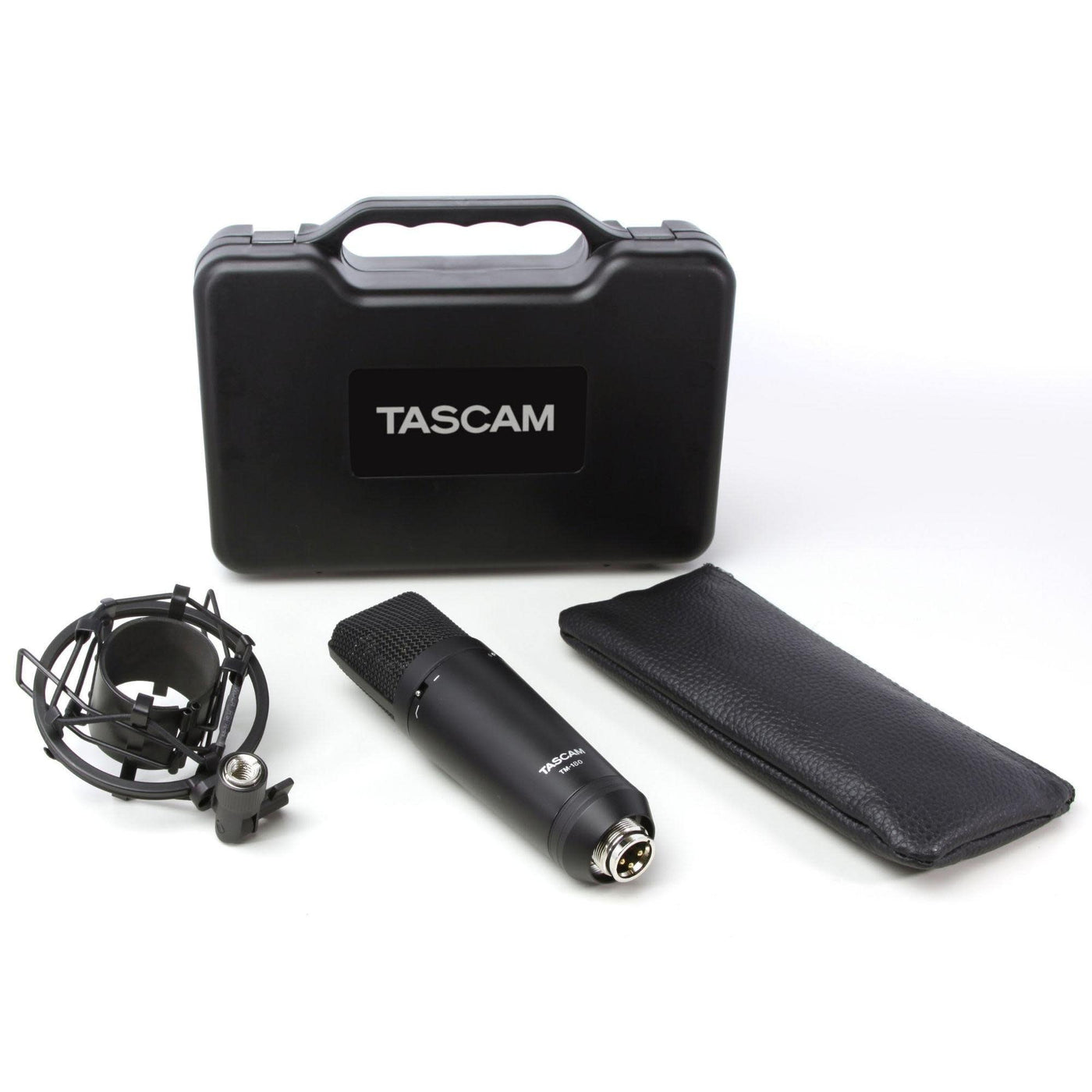 Tascam TM-180 Studio Condenser Microphone with Shockmount Hard Case
