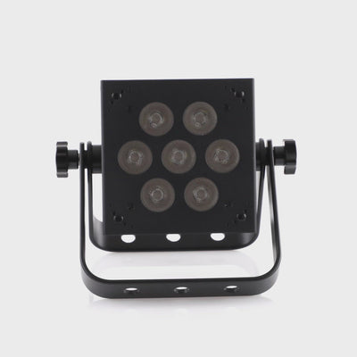 Blizzard 123530 HotBox™ EXA LED PAR Fixture with 7x 15W RGBAW+UV 6-in-1 LEDs, Black Housing